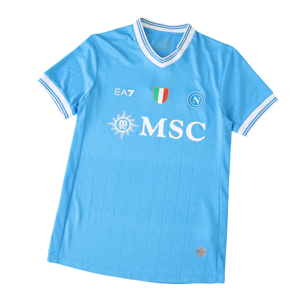 Napoli Home 25/26 Jogador EA7 - Azul