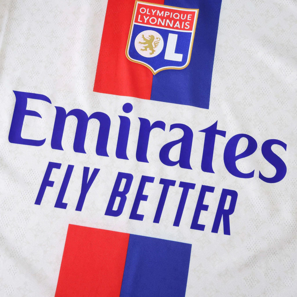 Lyon Home 25/26 Torcedor Adidas - Branca