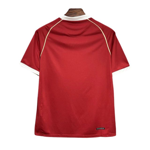 Manchester United Home 06/07 Retrô Nike - Vermelha