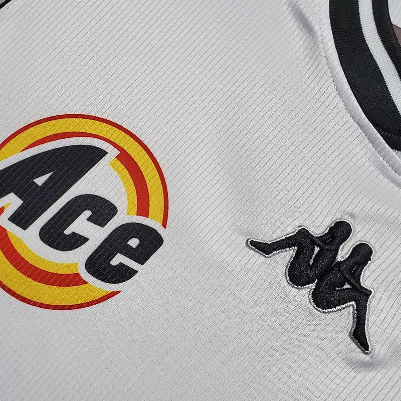 Vasco Retrô Away 2000 Torcedor Kappa  - Branca e Preto