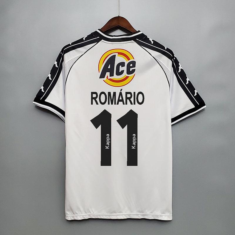 Vasco Retrô Away 2000 Torcedor Kappa  - Branca e Preto