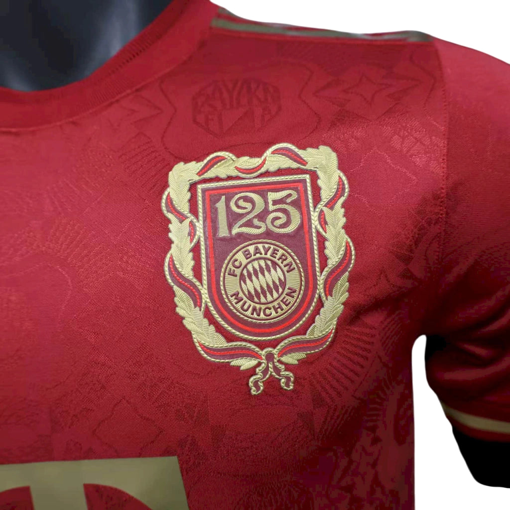 Bayern de Munique Aniversario 125 Anos 25/26 Jogador Adidas - Vermelho