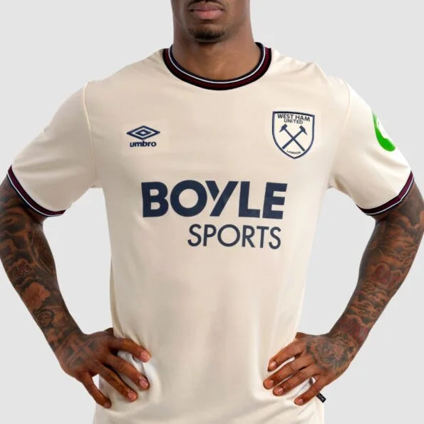 West Ham Away 25/26 Torcedor Umbro - Bege