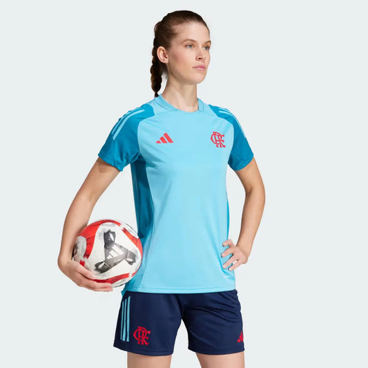 Flamengo Treino 25/26 Adidas Torcedor Feminina - Azul
