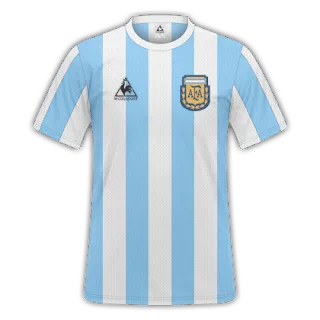 Argentina Home Retrô 1986 Masculino Le Coq Sportif -  Azul e Branca