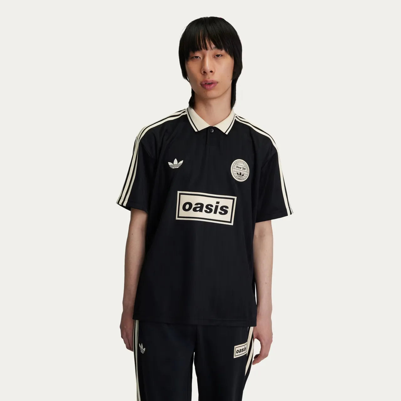Camisa Banda Oasis x Adidas 2025 - Preto