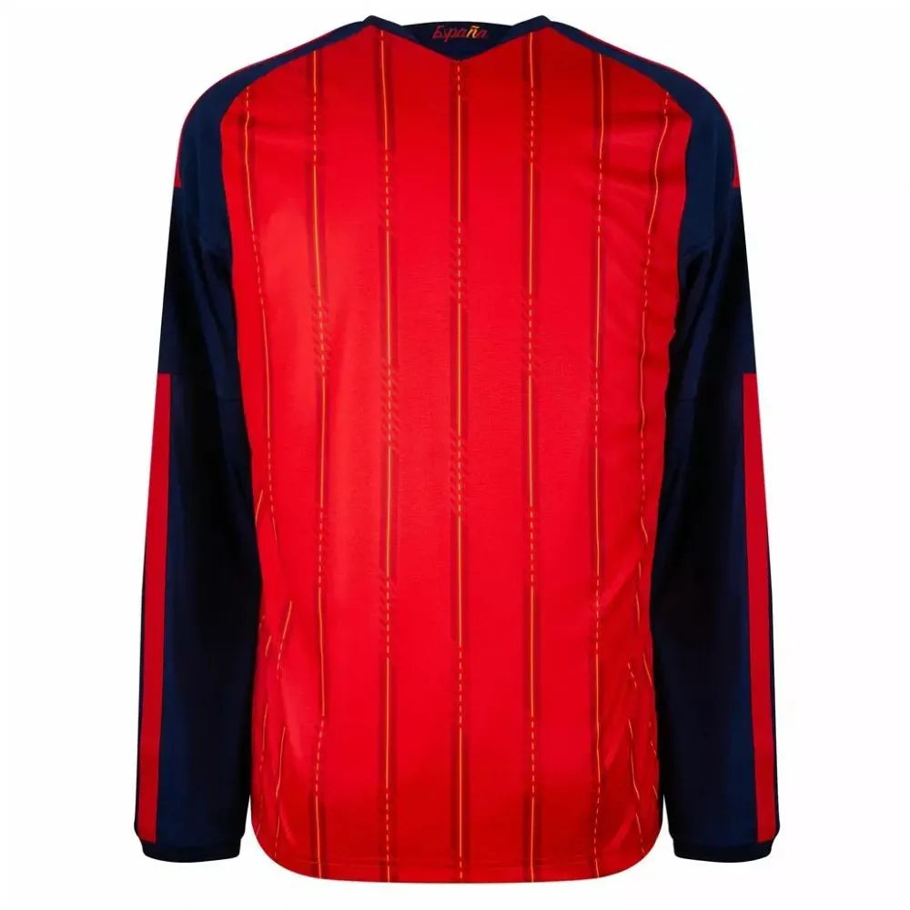 Espanha Home Manga Longa 26/27 Masculino Adidas Torcedor - Vermelho