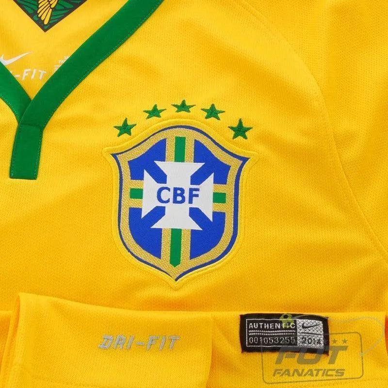 Brasil Home Retrô 2014 Nike - Amarelo