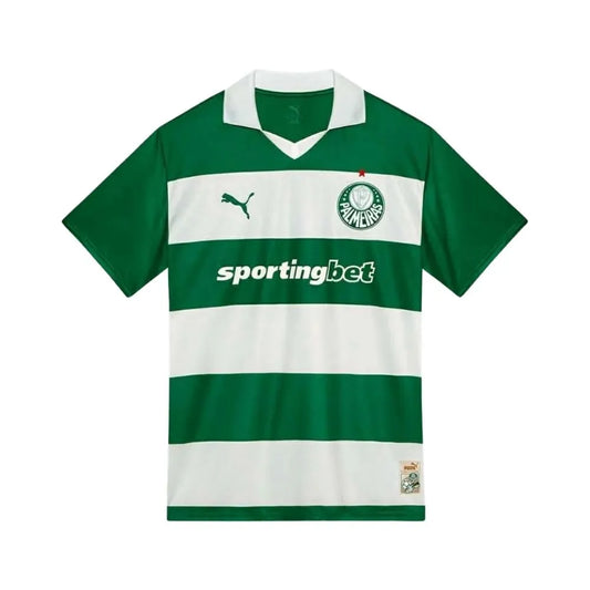 Palmeiras Fourth 25/26 Jogador Puma Masculina - Branco e Verde
