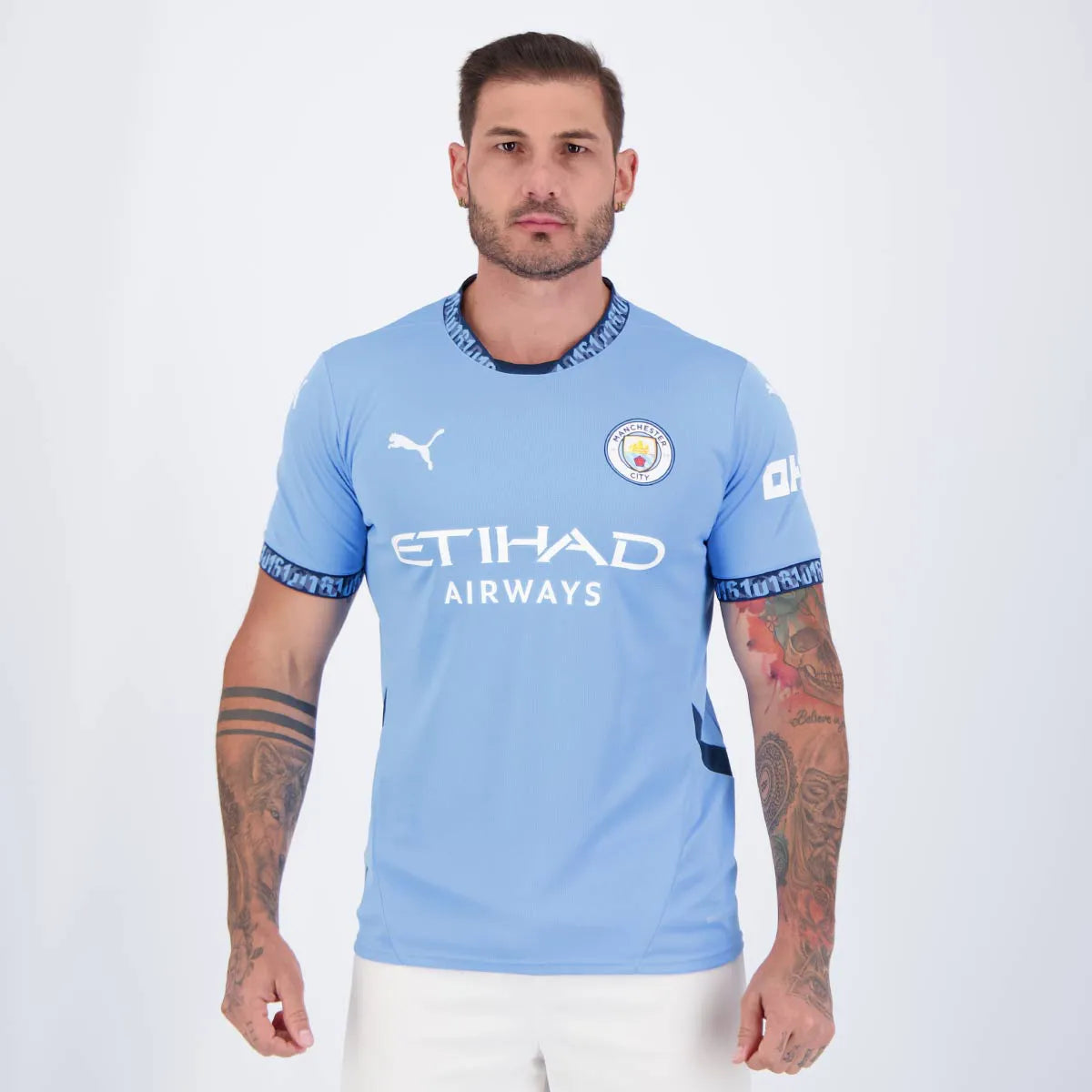Manchester City Home 24/25 Torcedor Puma - Azul