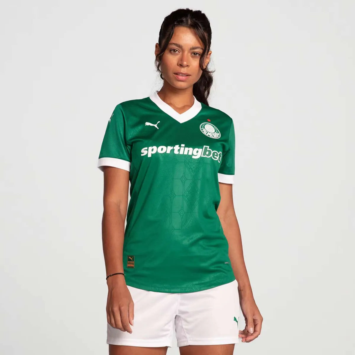 Palmeiras Home 25/26 Torcedor Feminina Puma -  Verde