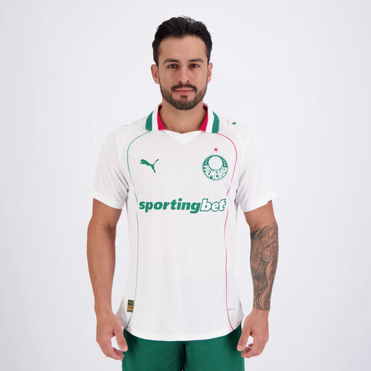 Palmeiras Away 26/27 Jogador Puma Masculina - Branca