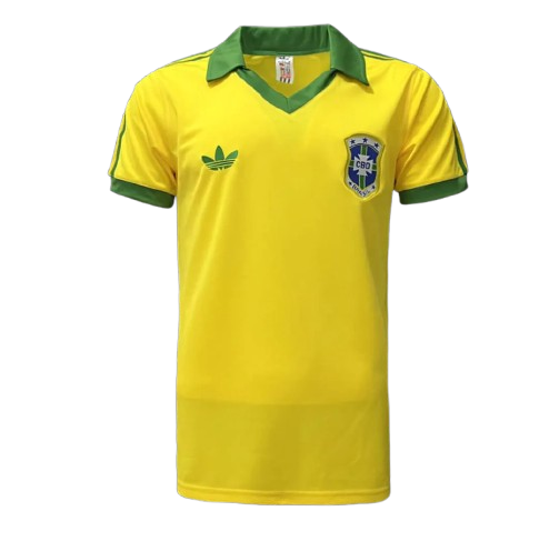 Brasil Home 1977 Retrô Adidas  - Amarelo