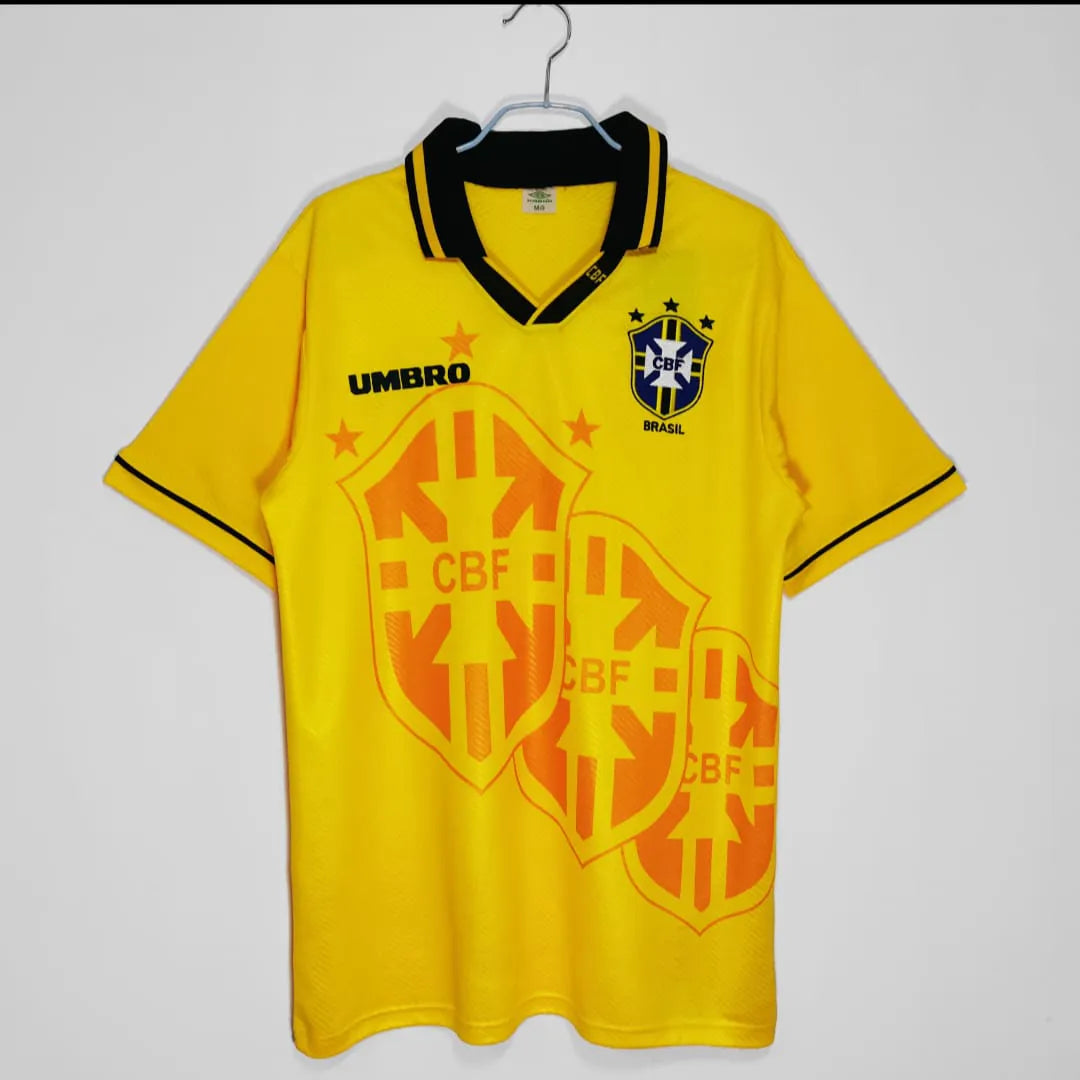 Brasil Home Retrô 1994 Umbro Amarela