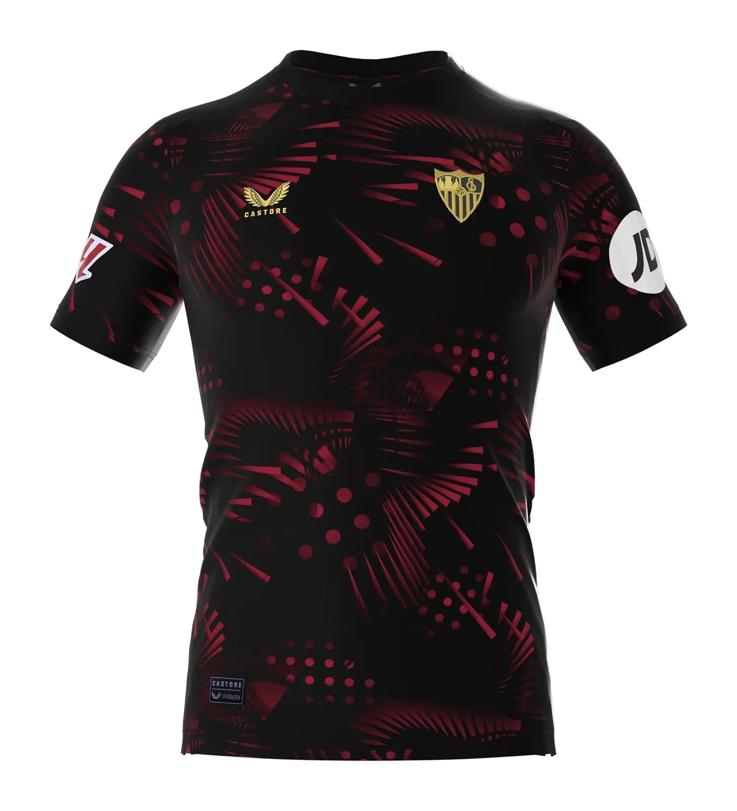 Sevilla Third 24/25 Torcedor Castore - Preta e Vermelha