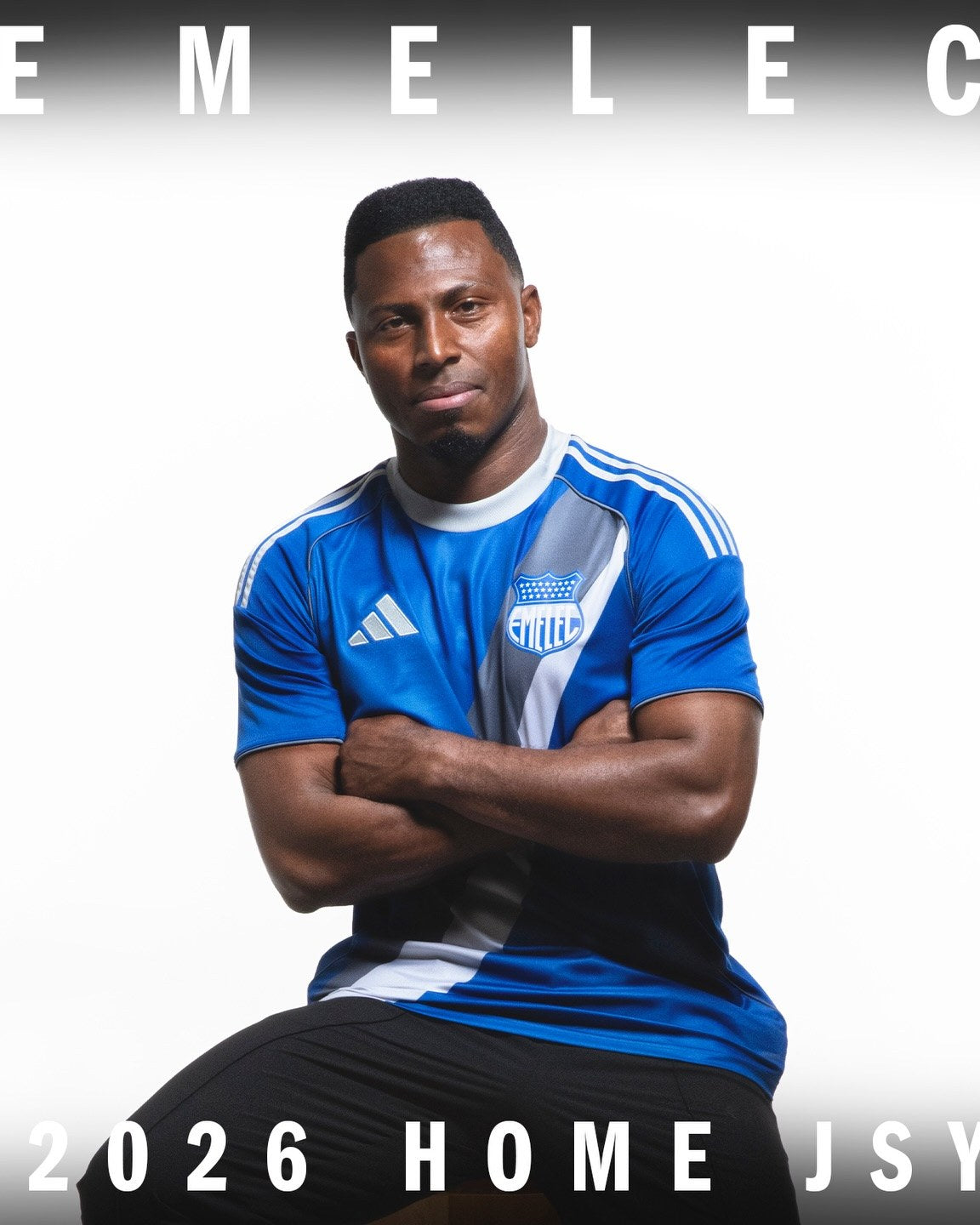 Emelec Home 26/27 Torcedor Adidas - Azul