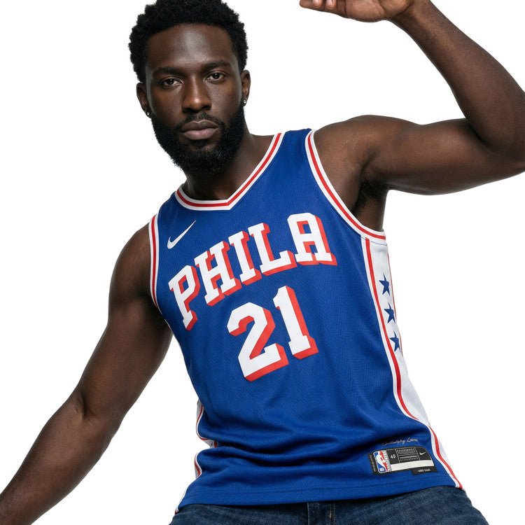 Regata Philadelphia 76ers Masculina - Azul