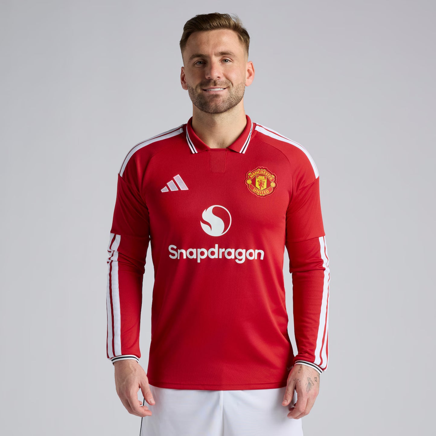 Manchester United Home 26/27 Manga Longa Torcedor Adidas - Vermelho
