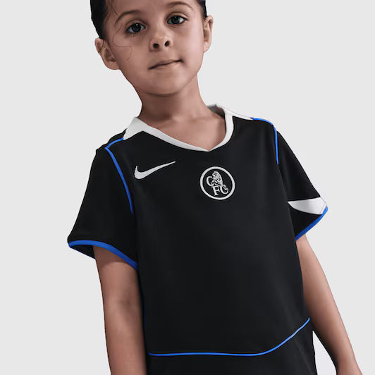 Kit Infantil Chelsea Third 25/26 - Preto
