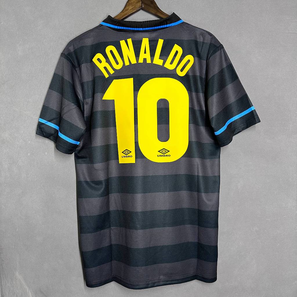 Inter de Milão Away Retrô 1997/1998 Umbro - Cinza