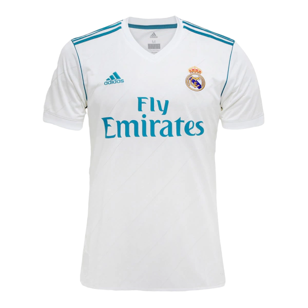 Real Madrid Home Retrô 17/18 Adidas - Branca