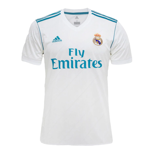 Real Madrid Home Retrô 17/18 Adidas - Branca