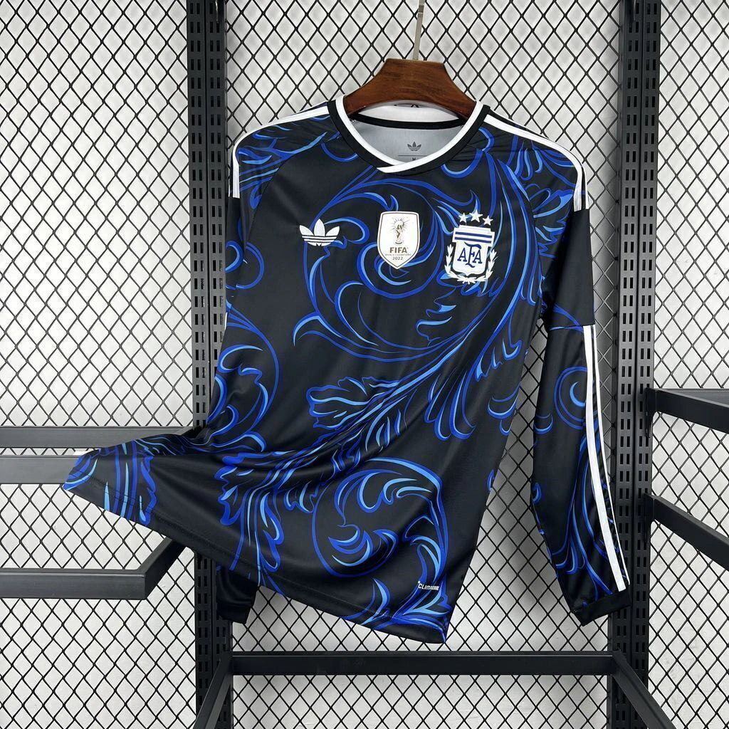 Argentina Away Manga Longa 26/27 Masculino Torcedor Adidas - Azul