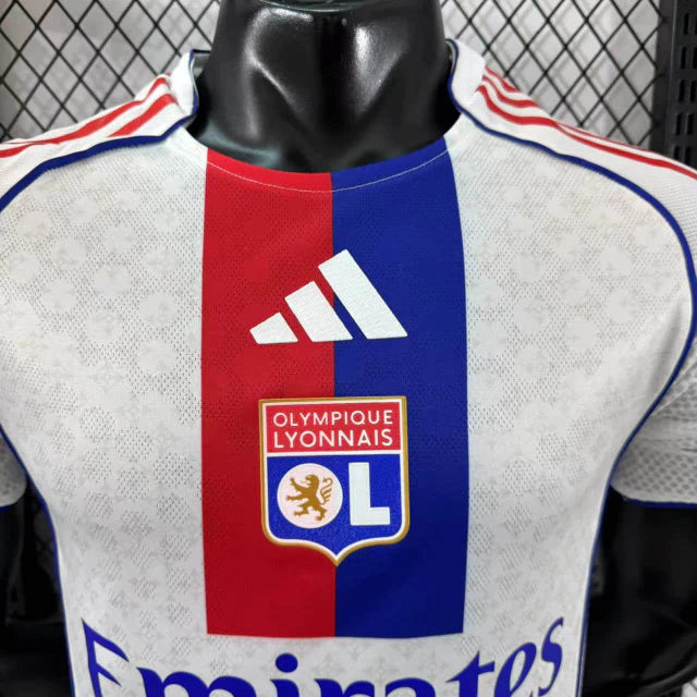 Lyon Home 25/26 Jogador Adidas - Branco