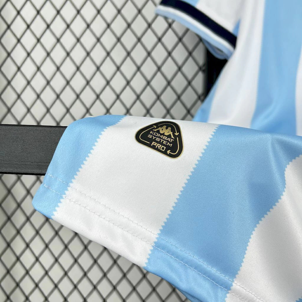 Racing Home 25/26 Torcedor Kappa - Azul Claro e Branco
