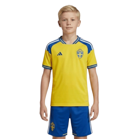 Kit Infantil Suécia Home 26/27 - Amarela