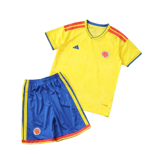Kit Infantil Colombia Home 26/27 Adidas Unissex - Amarela