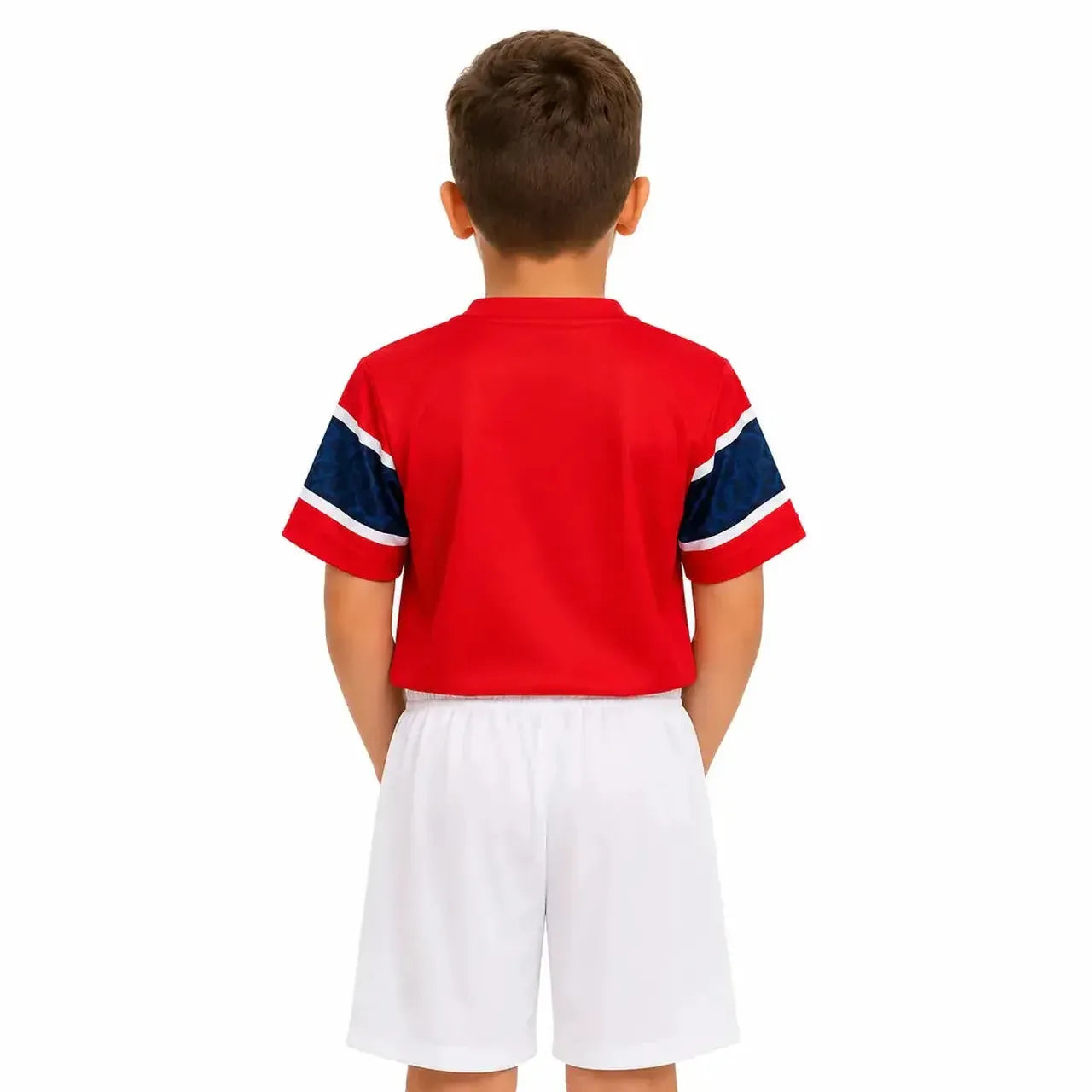 Kit Infantil Noruega Home 26/27  - Vermelha e Azul