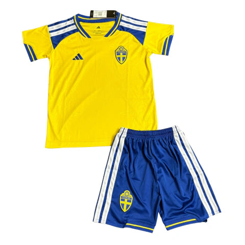 Kit Infantil Suécia Home 26/27 - Amarela