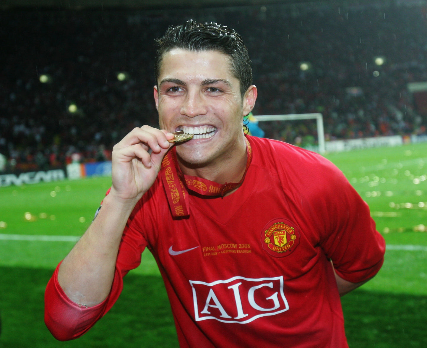 Manchester United Home 07/08 Retrô Nike - Vermelho