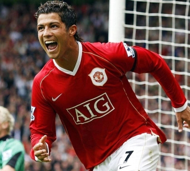 Manchester United Home Retro 06/07 Manga Longa Nike - Vermelho
