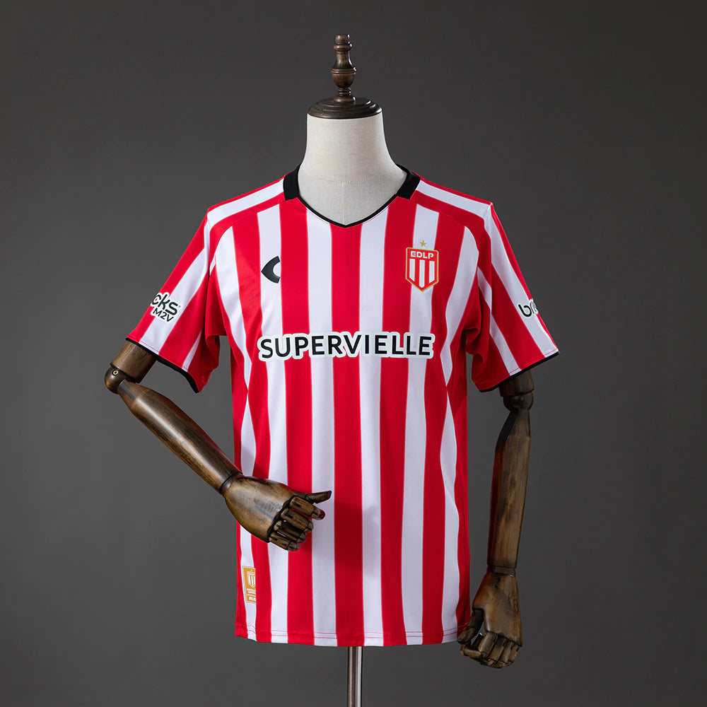 Estudiantes Home 26/27 Torcedor Ruge - Vermelho e Branca
