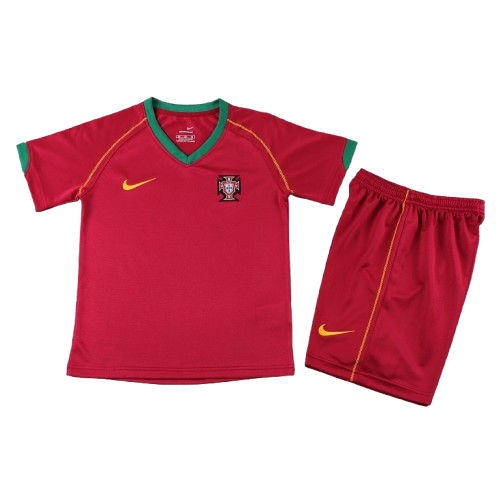 Kit Infantil Portugal Home Retrô 2006 - Vermelho