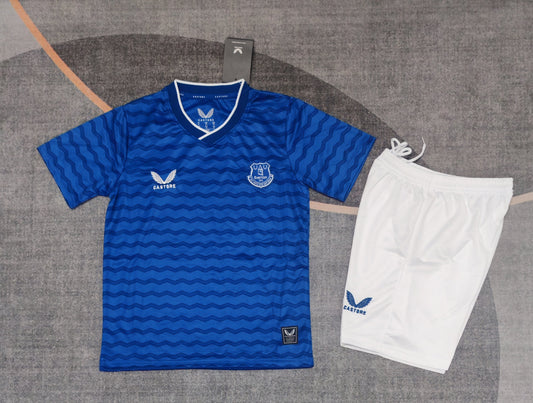 Kit Infantil Everton Home 25/26 Castore - Azul