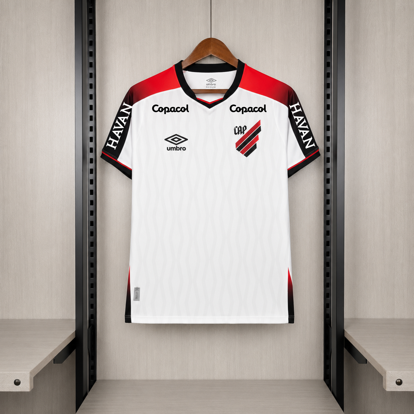 Athletico Paranaense Away Com Patrocinadores 26/27 Umbro Masculino -  Branco