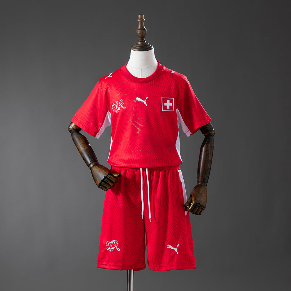 Kit Infantil Suiça Home 26/27 - Vermelho