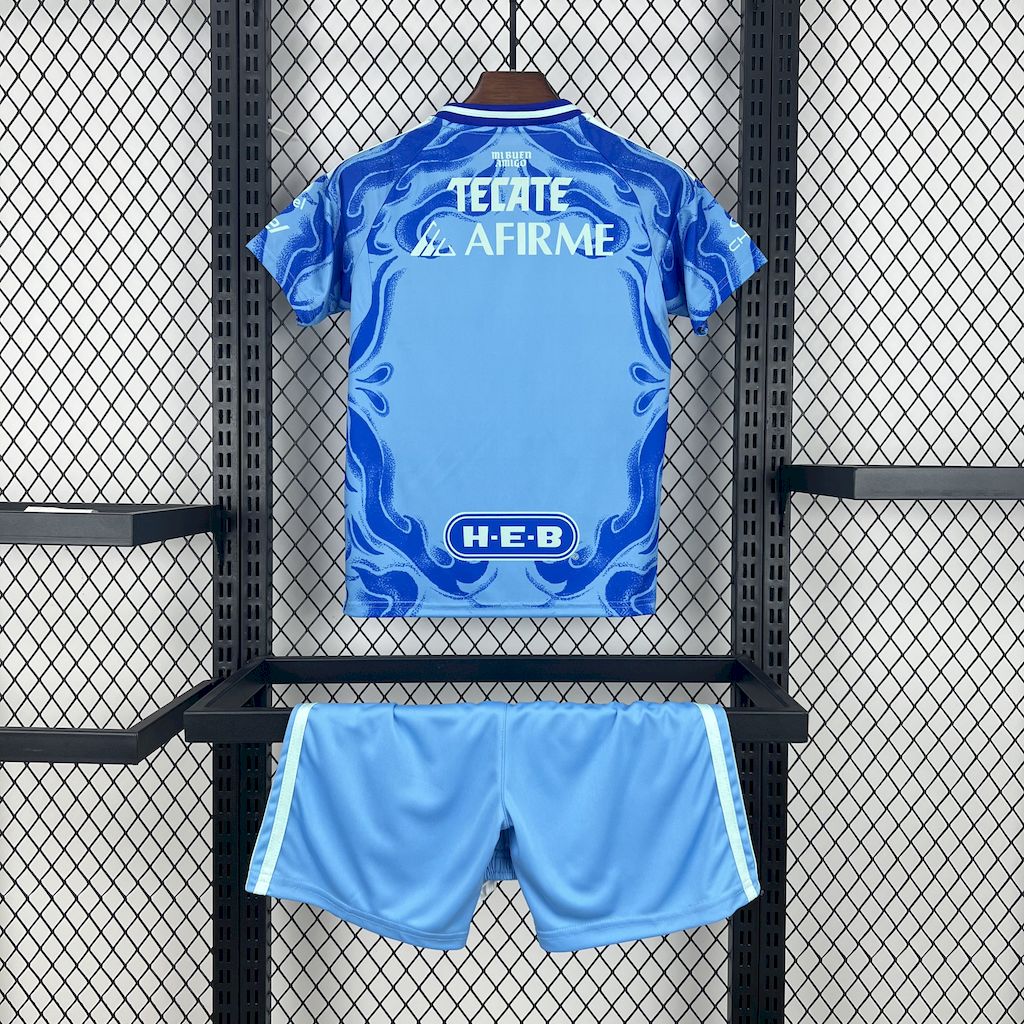 Kit Infantil Tigres Away 25/26 - Azul
