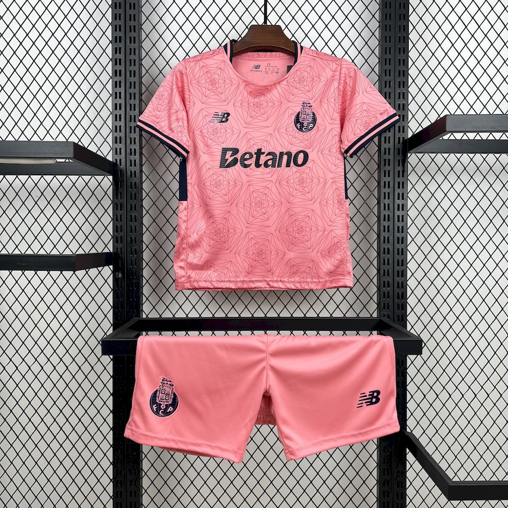 Kit Infantil Porto Away 25/26  - Rosa