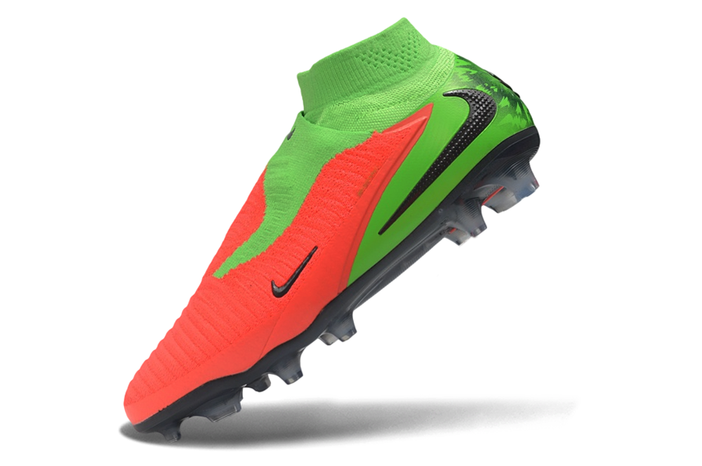 Chuteira Campo Nike Phantom 6 Elite Low - Verde e Laranja