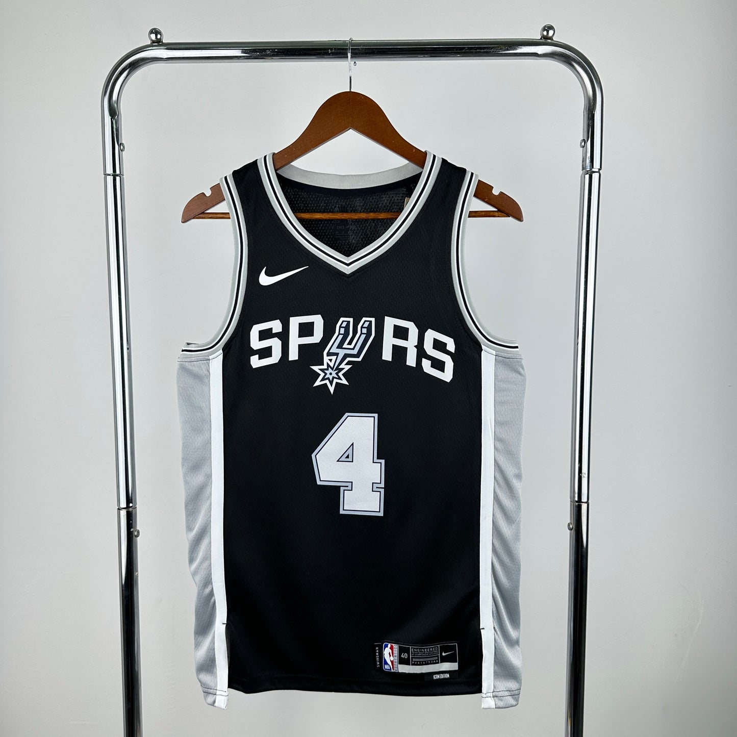 Regata San Antonio Spurs Masculina - Preta