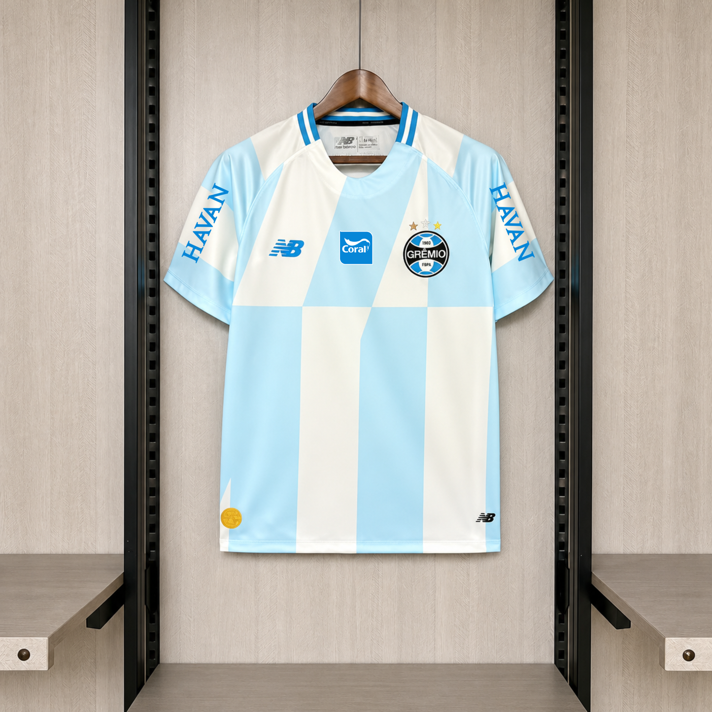 Grêmio Away 26/27 NB Patrocinadores Torcedor - Branca e Azul