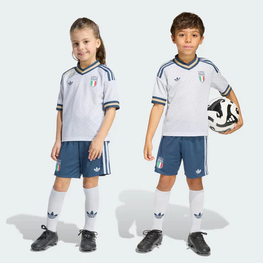 Kit Infantil Itália Away 26/27 - Branco