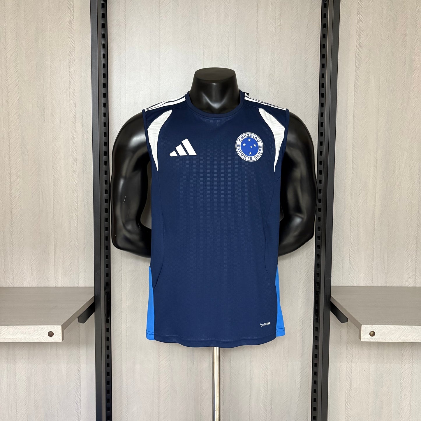 Cruzeiro Treino Regata 26/27 Adidas Torcedor Masculino - Azul Escuro
