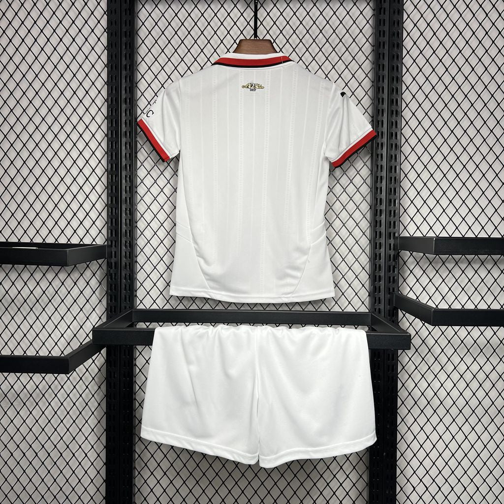 Kit Infantil Milan Away 24/25 . -Branco