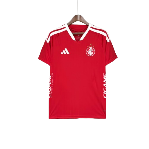 Internacional Home 26/27 Torcedor Com Patrocínios Adidas - Vermelho