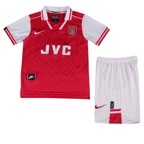 Kit Infantil Arsenal Home Retrô 96/97 - Vermelho